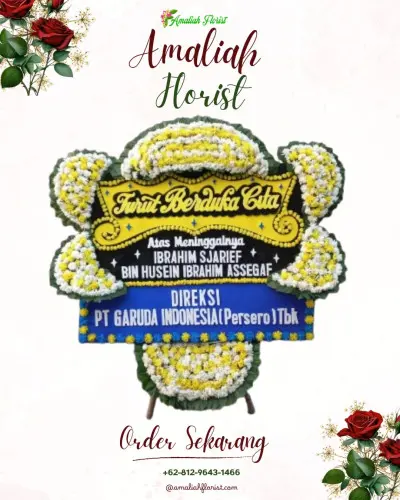 Papan Bunga Duka di Mamboro Barat